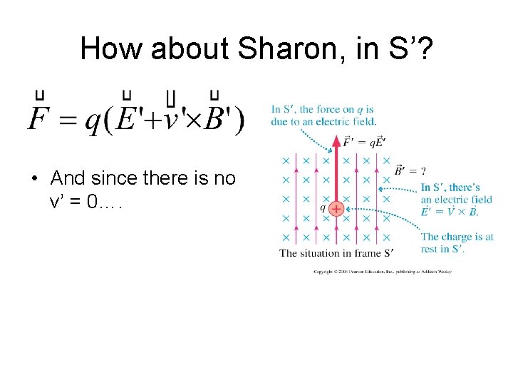 How about Sharon, in S’? • And since there is no v’ = 0….