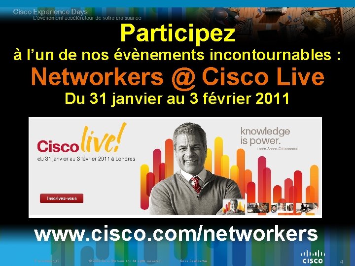 Participez à l’un de nos évènements incontournables : Networkers @ Cisco Live Du 31