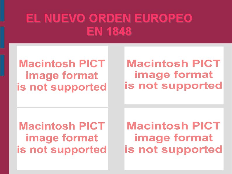 EL NUEVO ORDEN EUROPEO EN 1848 