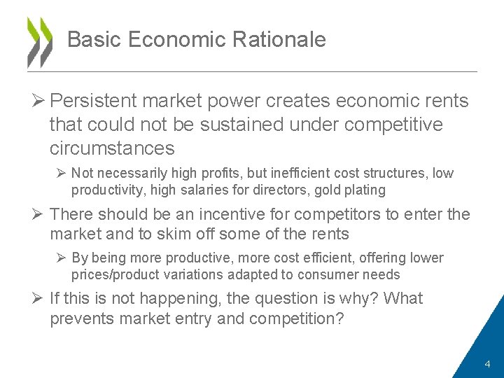 Market Rationale ABUSE OF DOMINANCE AN ALTERNATIVE APPROACH TO AGENCY