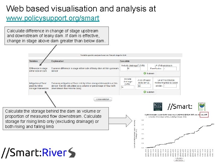 Web based visualisation and analysis at www. policysupport. org/smart Calculate difference in change of Web based visualisation and analysis at www. policysupport. org/smart Calculate difference in change of