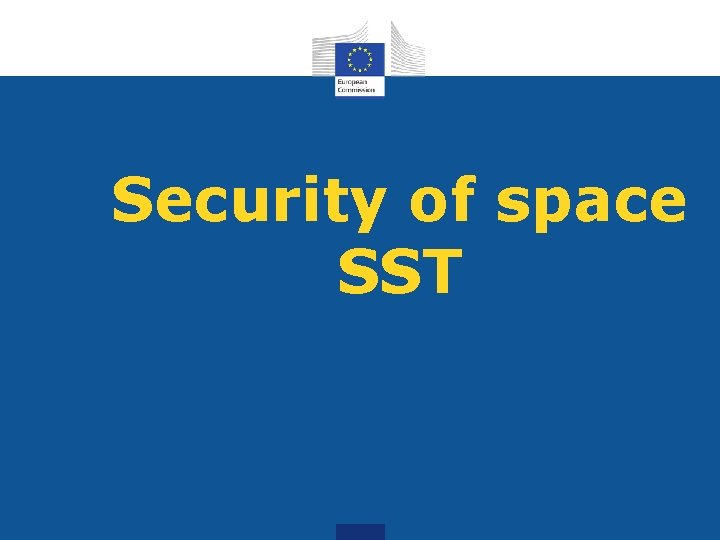 Security of space SST 