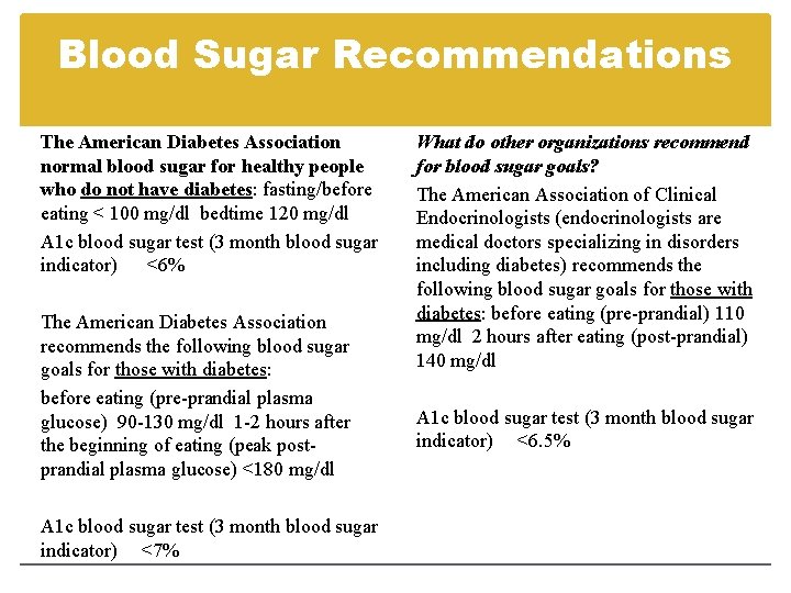 Blood Sugar Recommendations The American Diabetes Association normal blood sugar for healthy people who Blood Sugar Recommendations The American Diabetes Association normal blood sugar for healthy people who