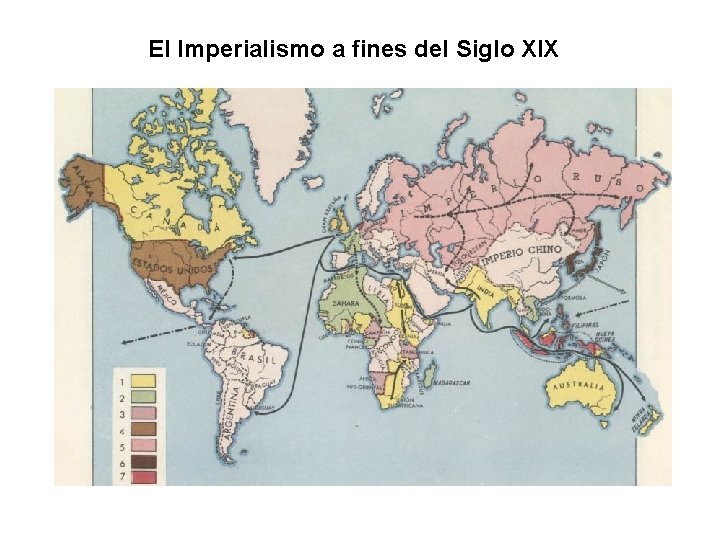 El Imperialismo a fines del Siglo XIX 