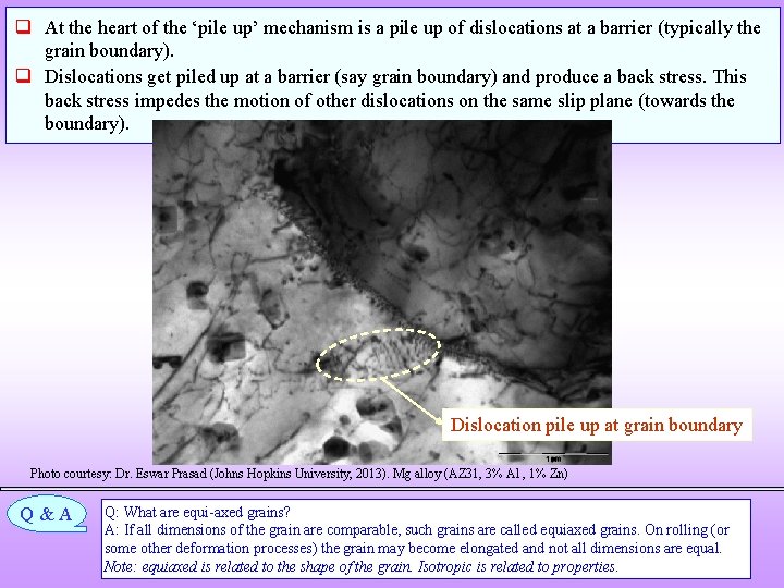 q At the heart of the ‘pile up’ mechanism is a pile up of