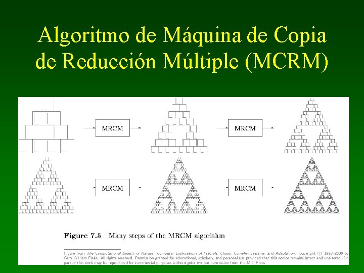 Algoritmo de Máquina de Copia de Reducción Múltiple (MCRM) 