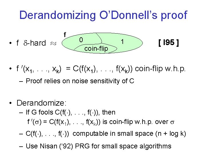 Using Nondeterminism To Amplify Hardness Emanuele Viola Joint