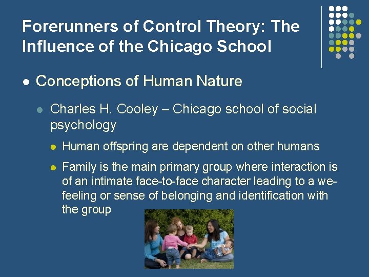 Forerunners of Control Theory: The Influence of the Chicago School l Conceptions of Human