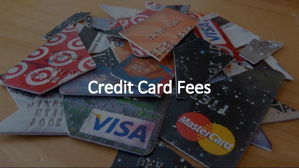 Credit Card Fees 