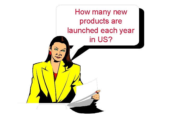 How many new products are launched each year in US? 