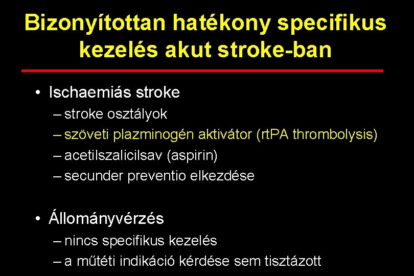 A stroke kockázati tényezői és kezelési lehetőségei