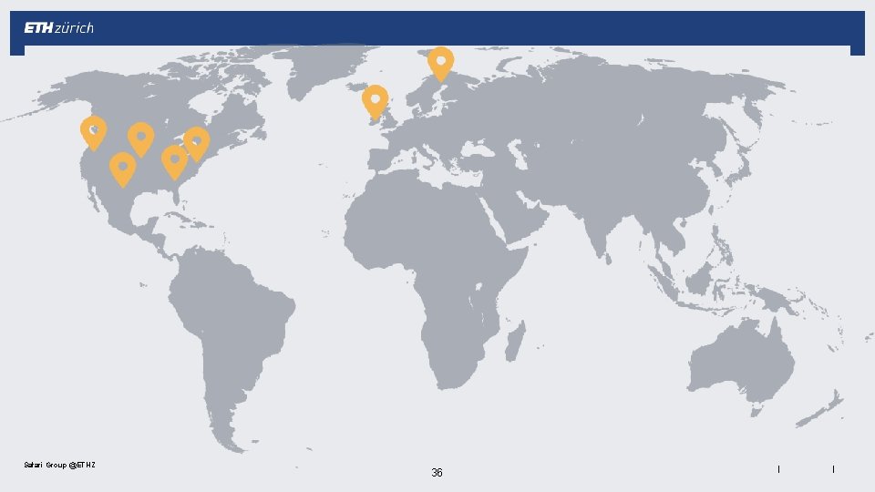 Safari Group @ETHZ 36 | | 