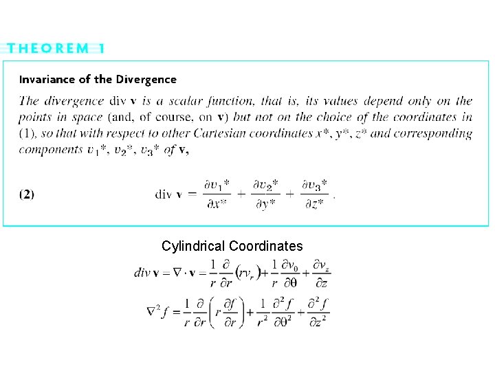 Page 411 (1) Cylindrical Coordinates 
