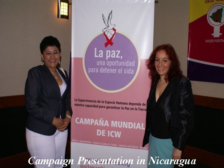 Campaign Presentation in Nicaragua 