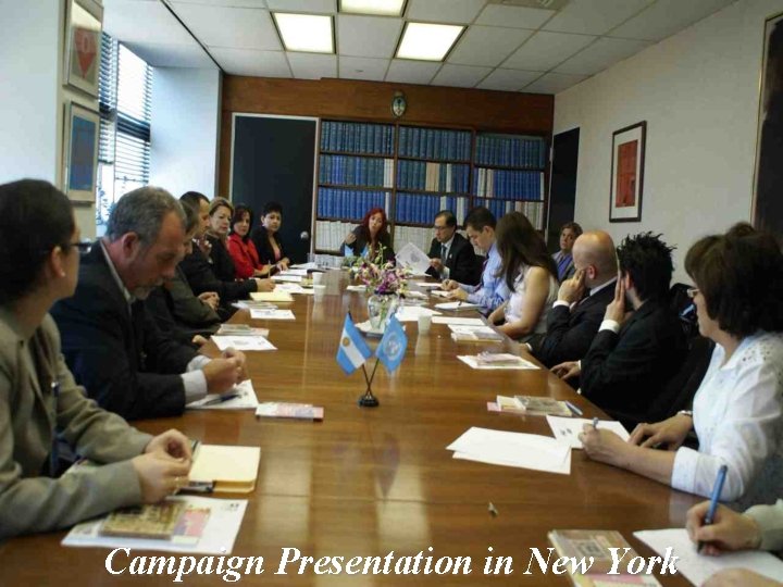 Campaign Presentation in New York 