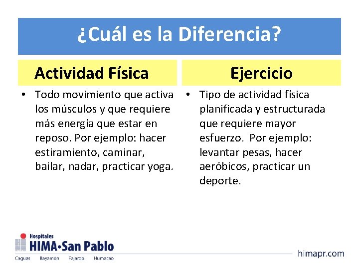 Actividad Fsica y Ejercicio durante el Cncer Educacin
