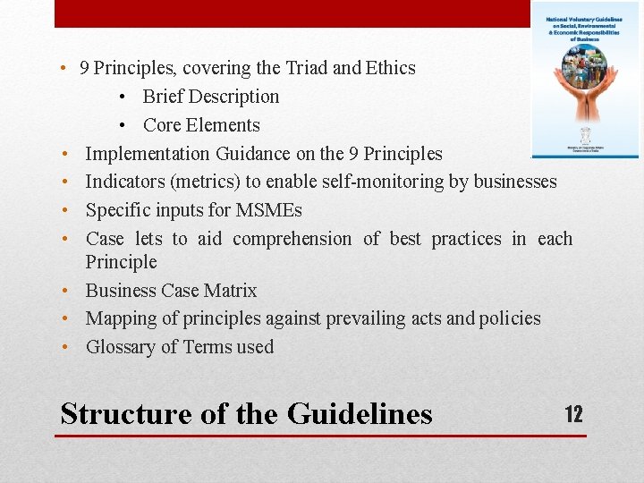 • 9 Principles, covering the Triad and Ethics • Brief Description • Core • 9 Principles, covering the Triad and Ethics • Brief Description • Core