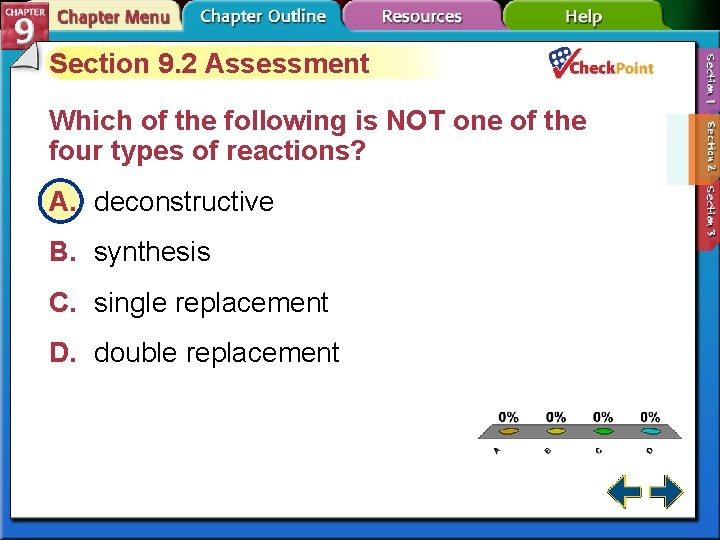 Section 9. 2 Assessment Which of the following is NOT one of the four