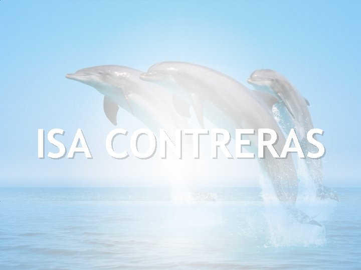 ISA CONTRERAS 