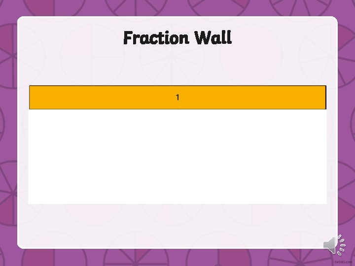 Fraction Wall 