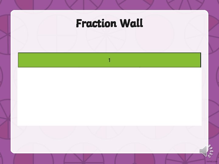 Fraction Wall 