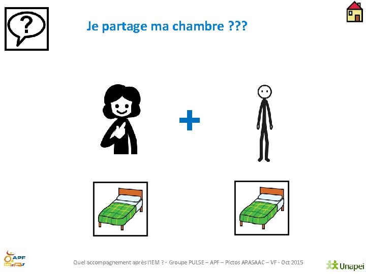 Je partage ma chambre ? ? ? + Quel accompagnement après l'IEM ? -