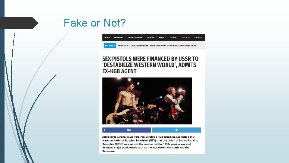 Fake or Not? Fake or Not?