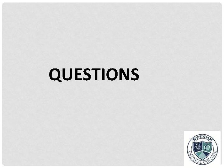 QUESTIONS 