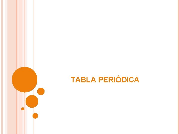 TABLA PERIÓDICA 