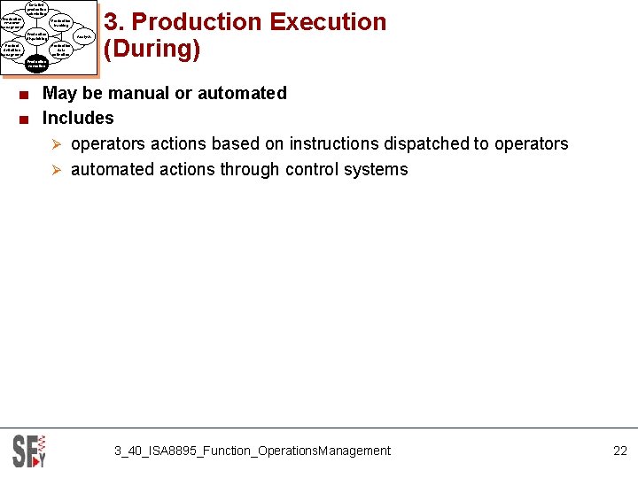 Detailed production scheduling Production resource management Production tracking Production dispatching Product definition management Analysis