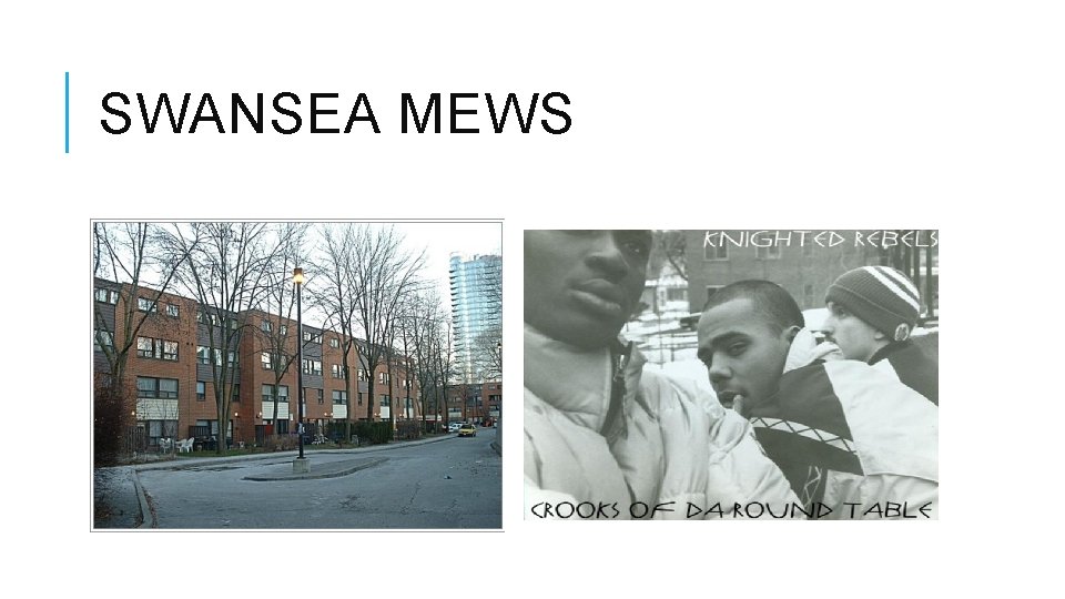 SWANSEA MEWS SWANSEA MEWS