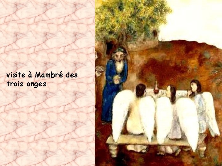 visite à Mambré des trois anges 