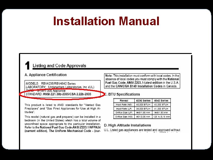 Installation Manual 