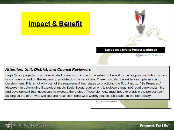 Impact & Benefit 