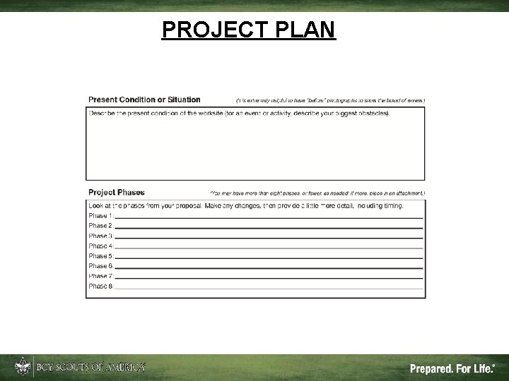 PROJECT PLAN 