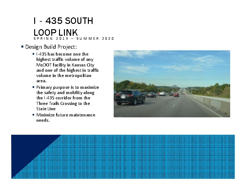 I‐ 435 SOUTH LOOP LINK S P R I N G 2 01 9