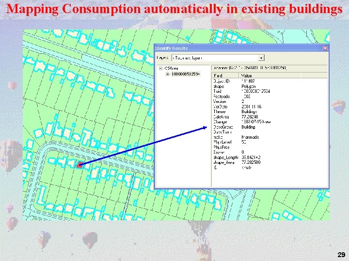 Mapping Consumption automatically in existing buildings Storeys = 2 & options 29 