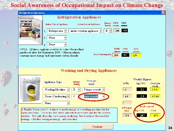 Social Awareness of Occupational Impact on Climate Change 34 