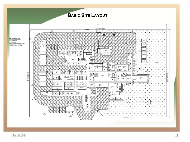  BASIC SITE LAYOUT March 2018 18 