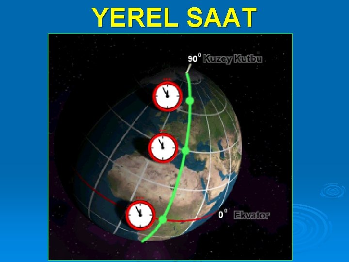 YEREL SAAT 