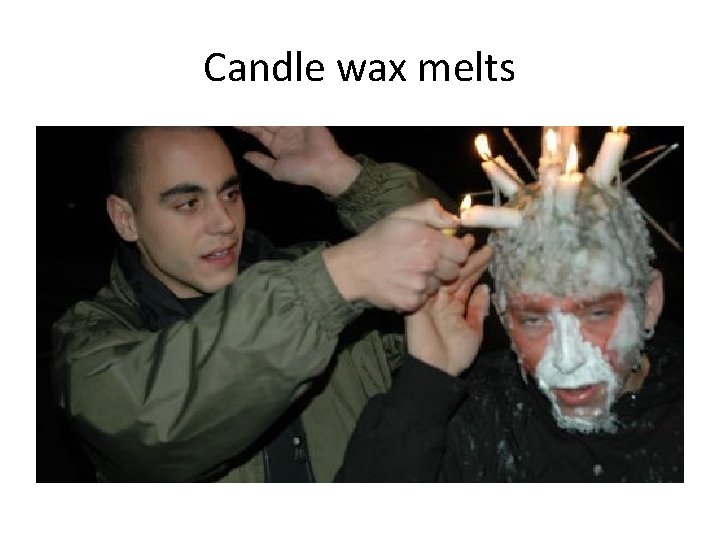 Candle wax melts 