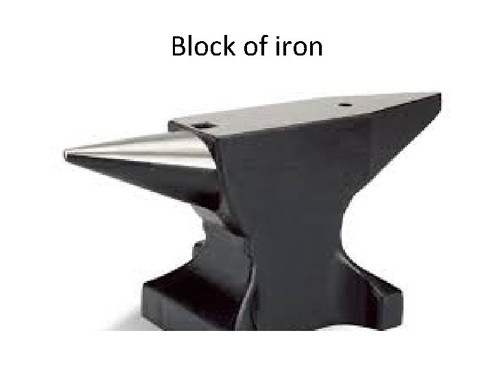 Block of iron 