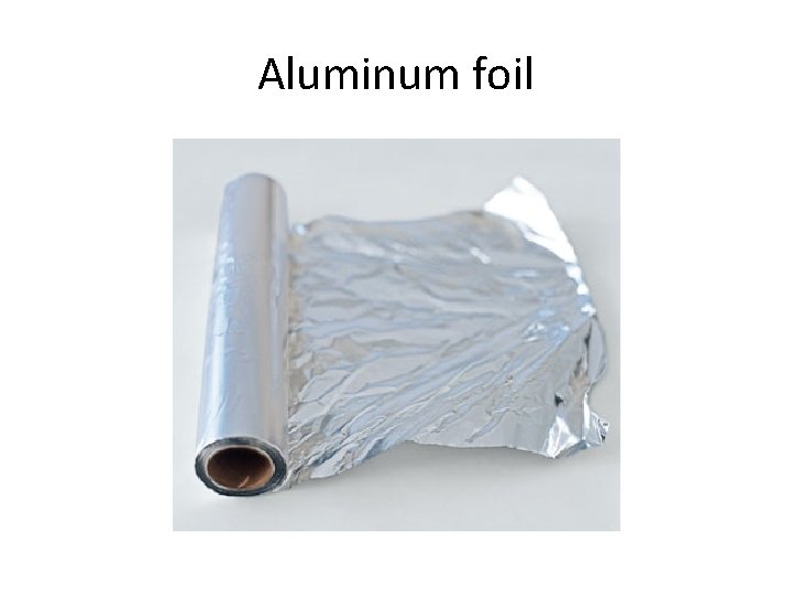 Aluminum foil 