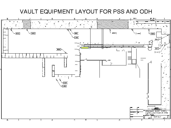 VAULT EQUIPMENT LAYOUT FOR PSS AND ODH 