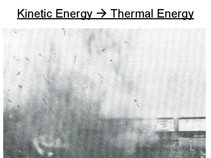 Kinetic Energy Thermal Energy 