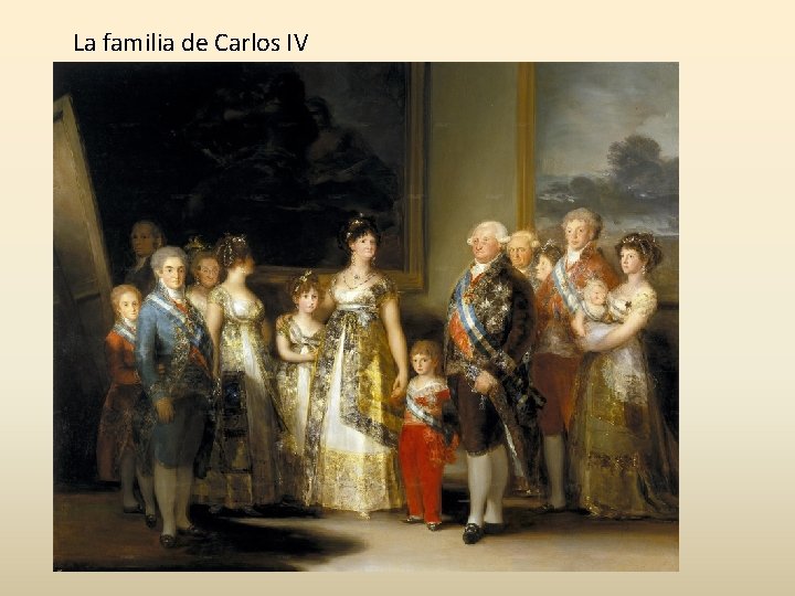 La familia de Carlos IV 