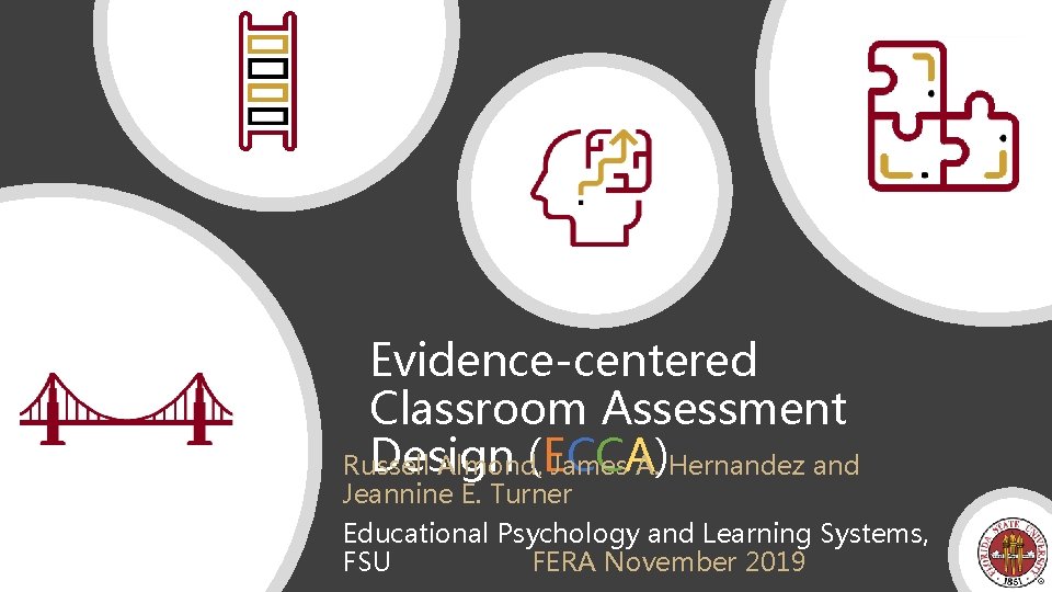 Evidence-centered Classroom Assessment Design (ECCA) Russell Almond, James A. Hernandez and Jeannine E. Turner