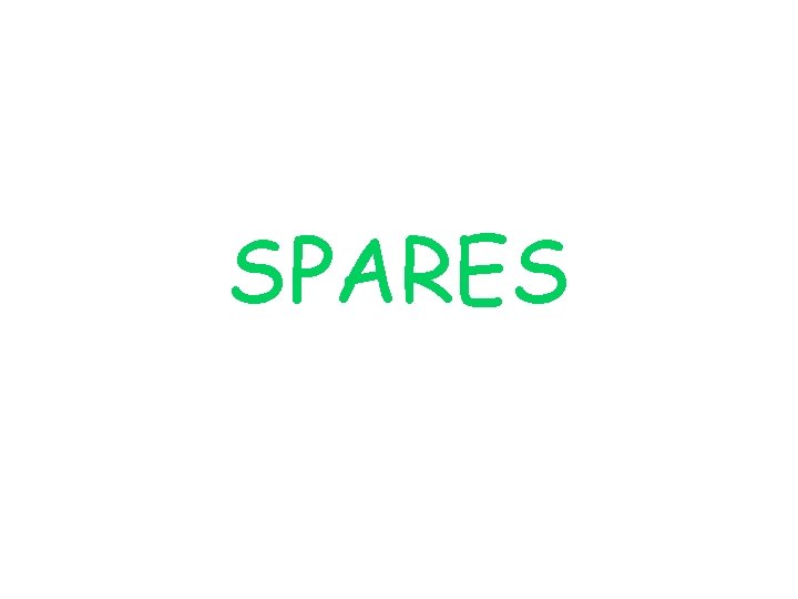 SPARES 