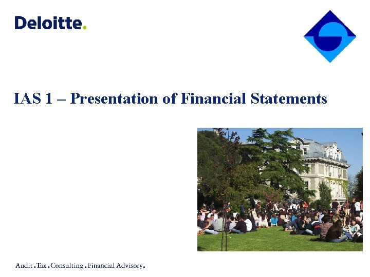 IAS 1 – Presentation of Financial Statements 