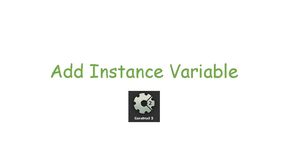Add Instance Variable 